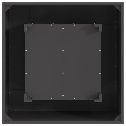 Fire Pit Black 80 x 80 x 40 cm Cold-rolled steel