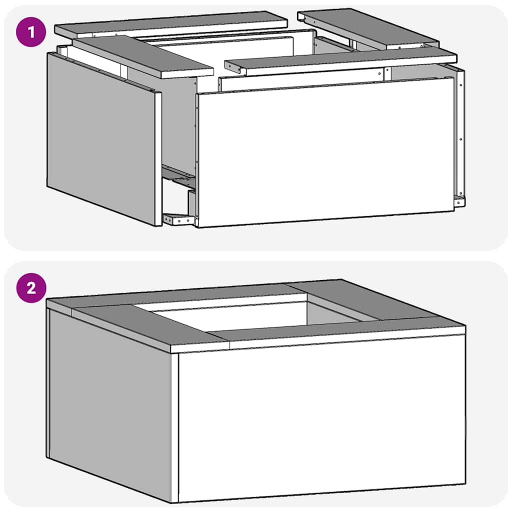 Fire Pit Black 80 x 80 x 40 cm Cold-rolled steel