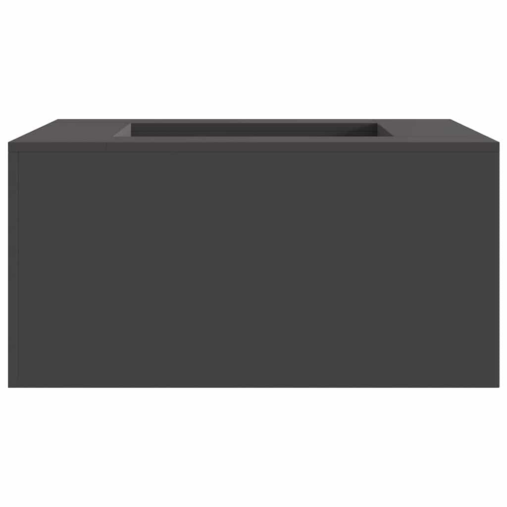 Fire Pit Black 80 x 80 x 40 cm Cold-rolled steel