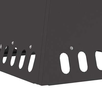 Fire Pit Black 48 x 48 x 40 cm Steel