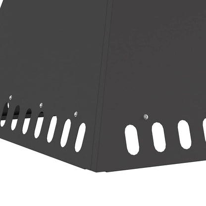 Fire Pit Black 60 x 60 x 50 cm Cold-rolled steel