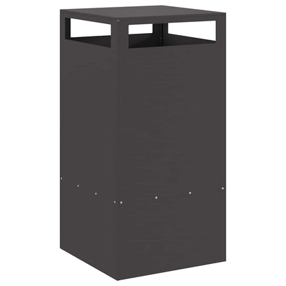 Fire Pit Black 50 x 50 x 100 cm Steel