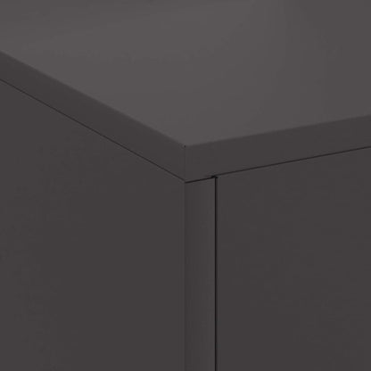 Fire Pit Black 80 x 50 x 96 cm Cold-rolled Steel