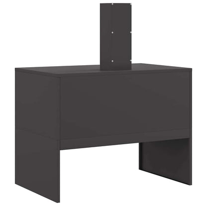 Fire Pit Black 80 x 50 x 96 cm Cold-rolled Steel