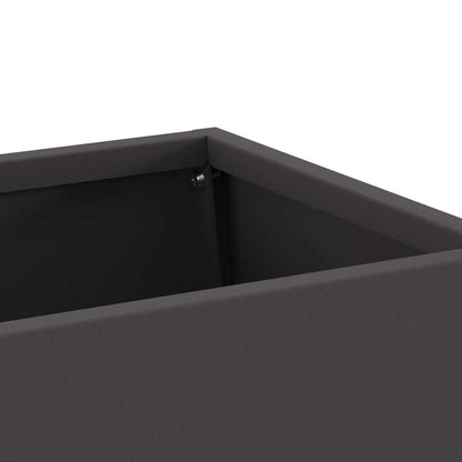 Fire Pit Black 60 x 35 x 100 cm Steel