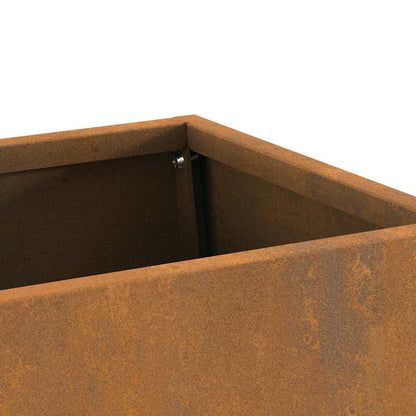 Fire Pit Brown 60 x 35 x 100 cm Steel