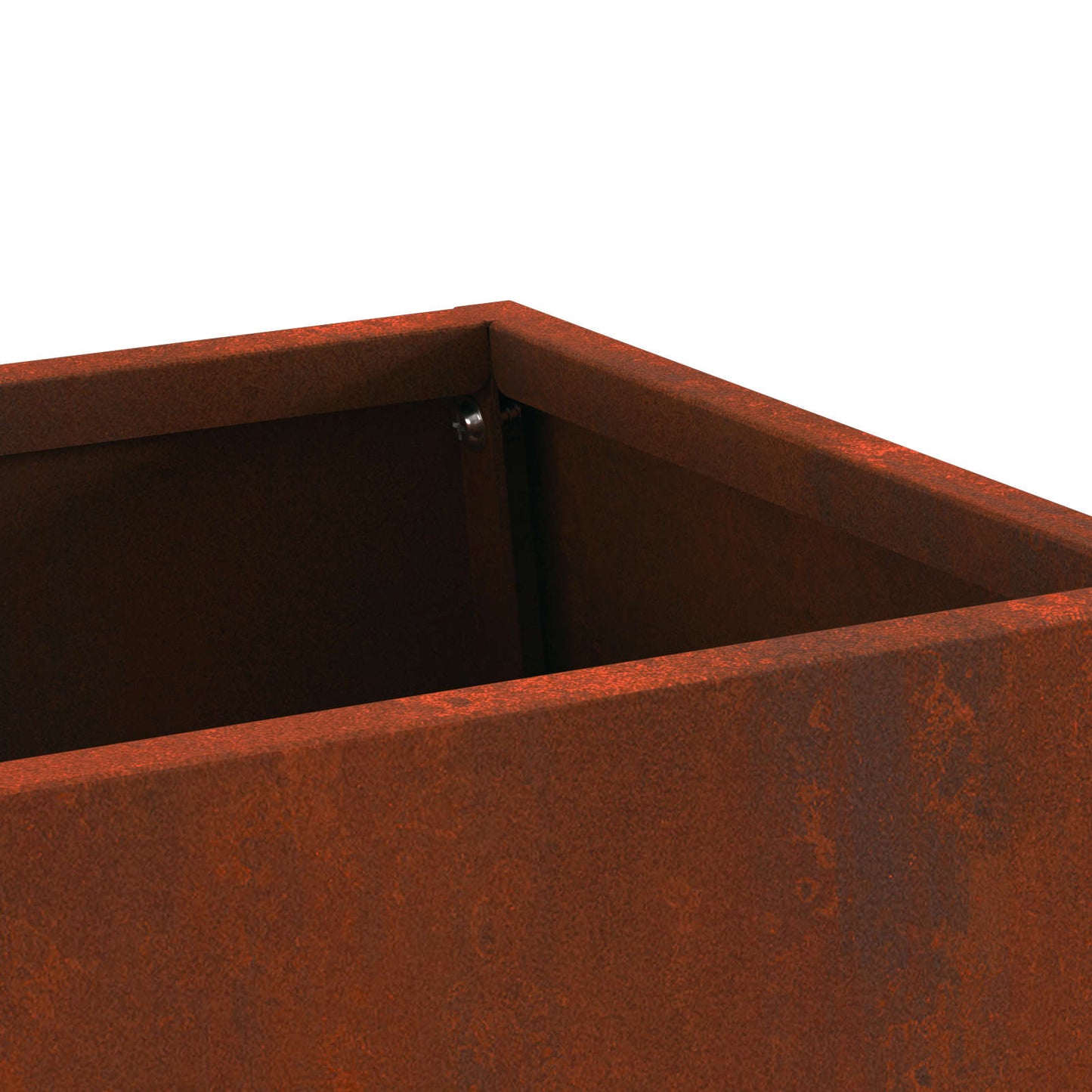Fire Pit Brown 60 x 35 x 100 cm Weathering Steel