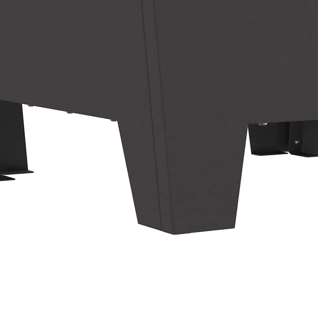 Fire Pit Black 50 x 50 x 38 cm Steel