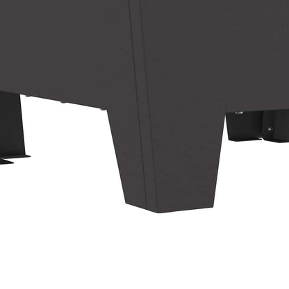 Fire Pit Black 50 x 50 x 38 cm Steel