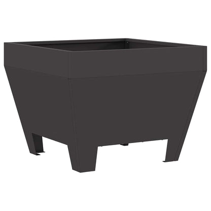Fire Pit Black 50 x 50 x 38 cm Steel