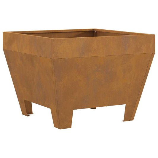 Fire Pit Brown 50 x 50 x 38 cm Steel