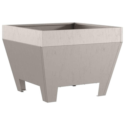 Fire Pit Brown 50 x 50 x 38 cm Weathering Steel