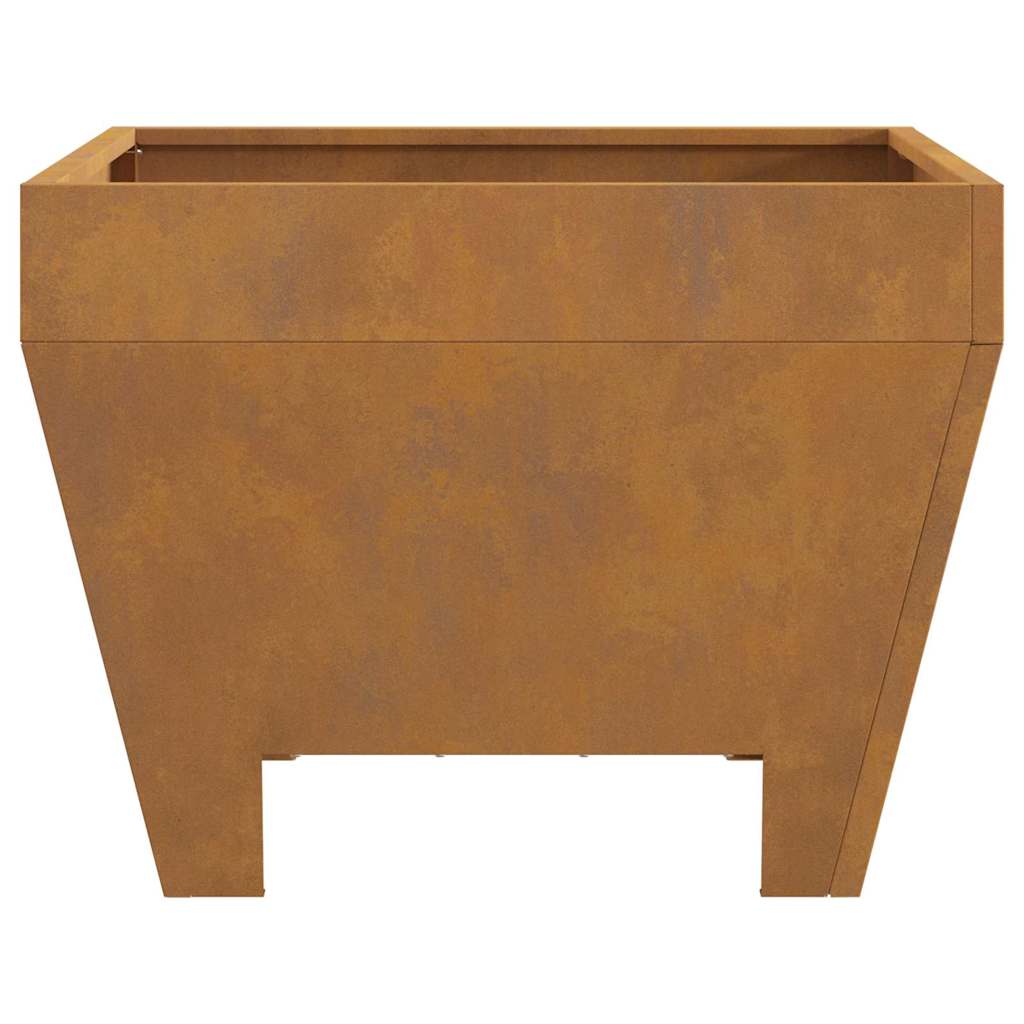 Fire Pit Brown 50 x 50 x 38 cm Steel