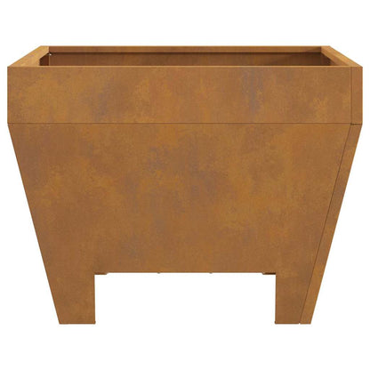 Fire Pit Brown 50 x 50 x 38 cm Steel