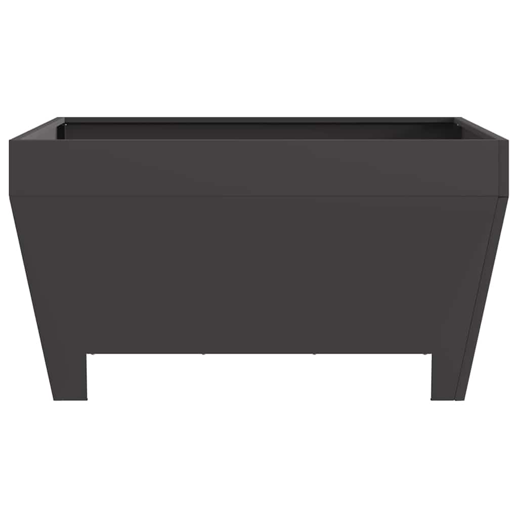 Fire Pit Black 80 x 80 x 43 cm Steel