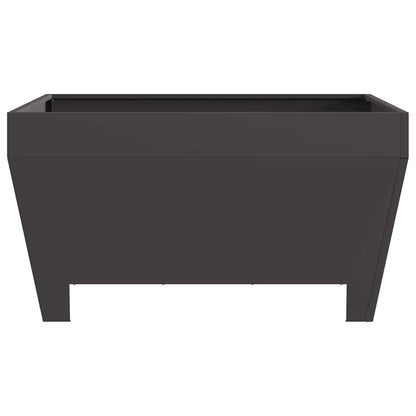 Fire Pit Black 80 x 80 x 43 cm Steel