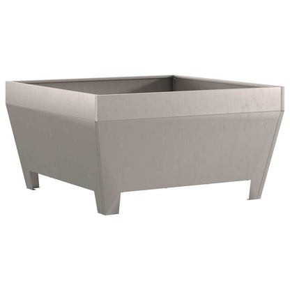 Fire Pit Brown 80 x 80 x 43 cm Weathering Steel