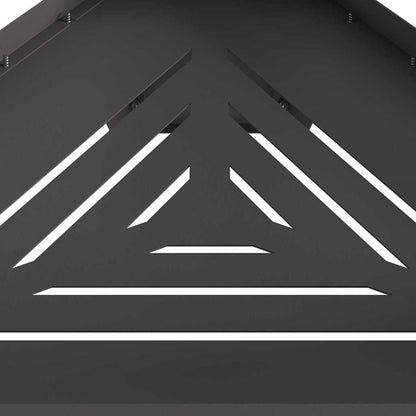 Fire Pit Black 50 x 43 x 52 cm Steel