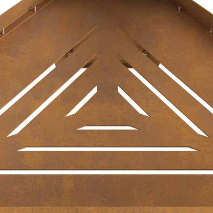 Fire Pit Brown 50 x 43 x 52 cm Steel