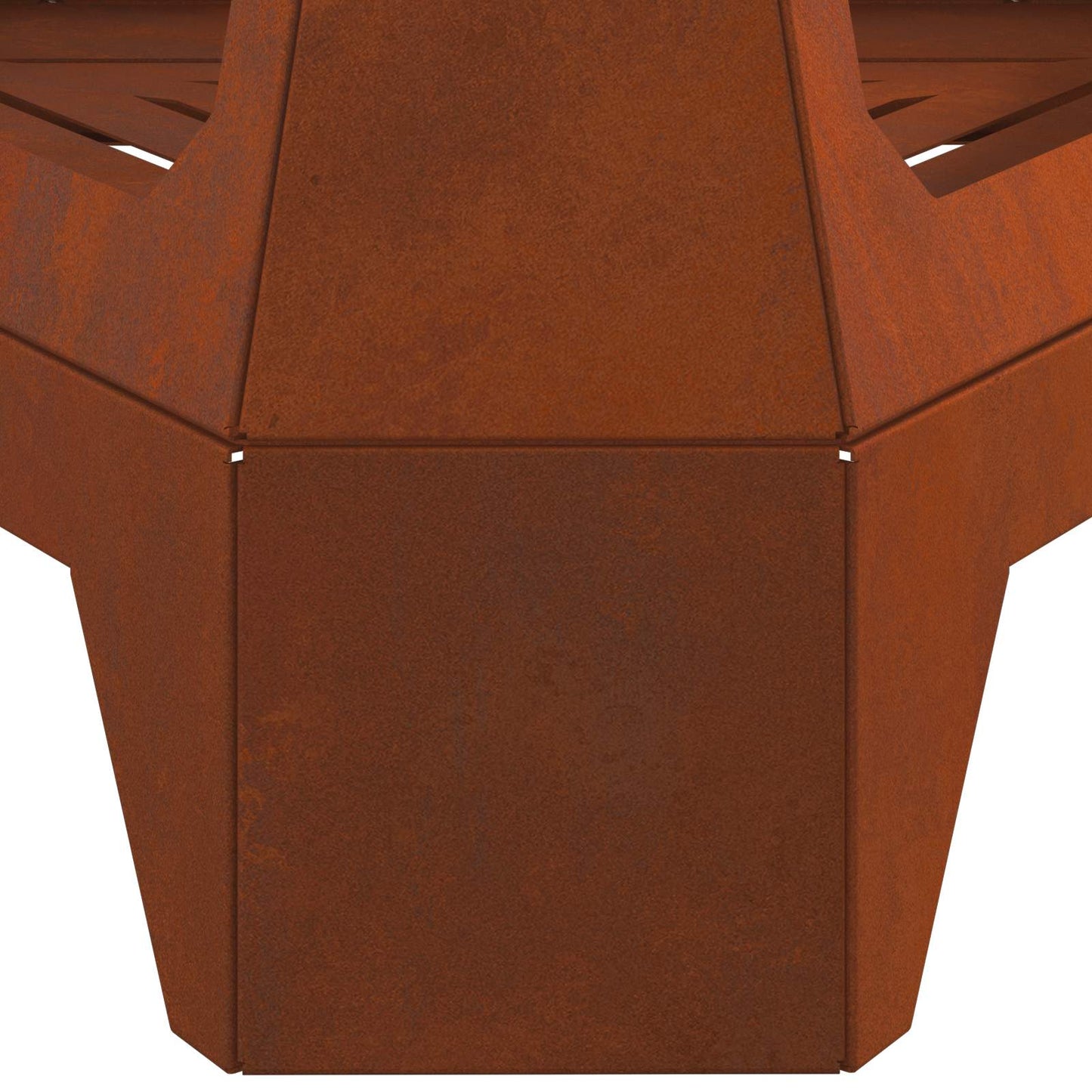 Fire Pit Brown 50 x 43 x 52 cm Weathering Steel