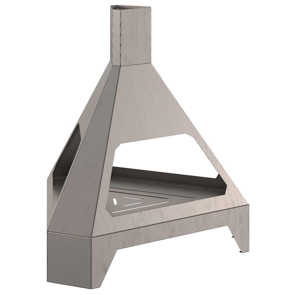 Fire Pit Brown 50 x 43 x 52 cm Steel