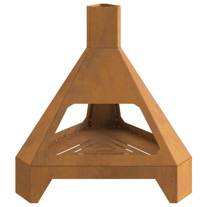 Fire Pit Brown 50 x 43 x 52 cm Steel