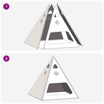 Fire Pit Black 50 x 50 x 51 cm Steel