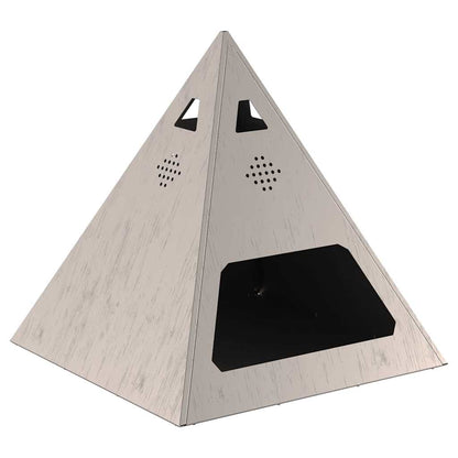 Fire Pit Brown 50 x 50 x 51 cm Weathering Steel