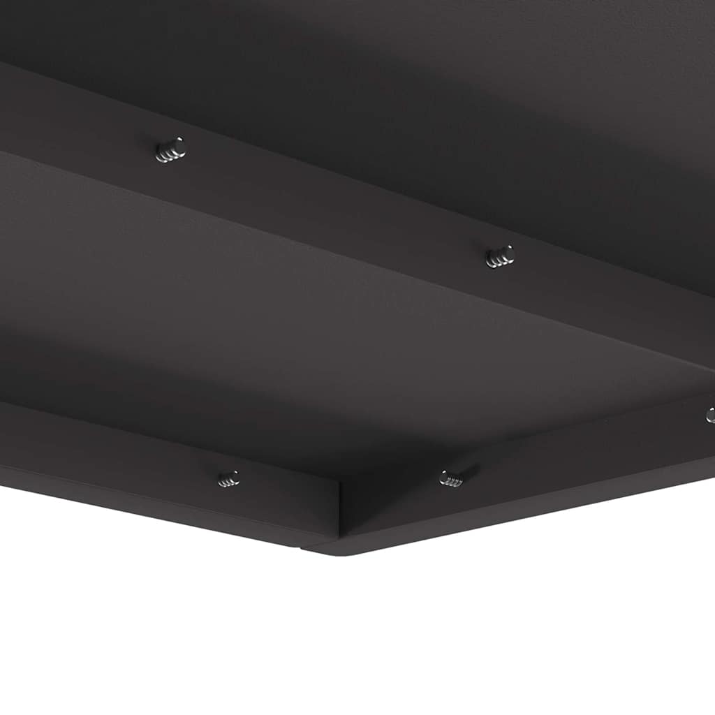 Fire Pit Black 60 x 60 x 30 cm Steel