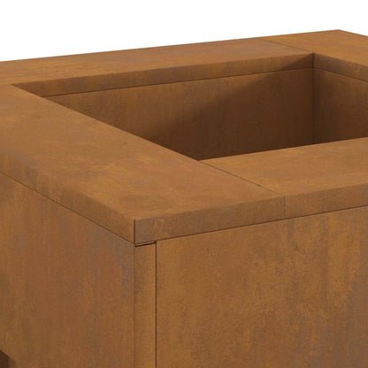Fire Pit Brown 60 x 60 x 30 cm Steel