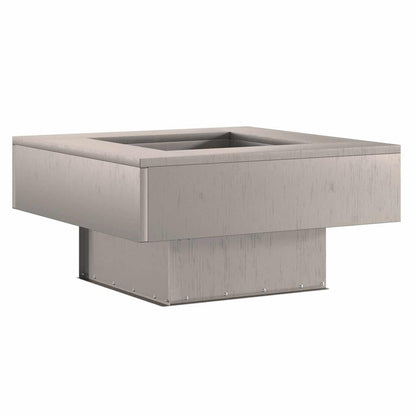 Fire Pit Brown 60 x 60 x 30 cm Weathering Steel
