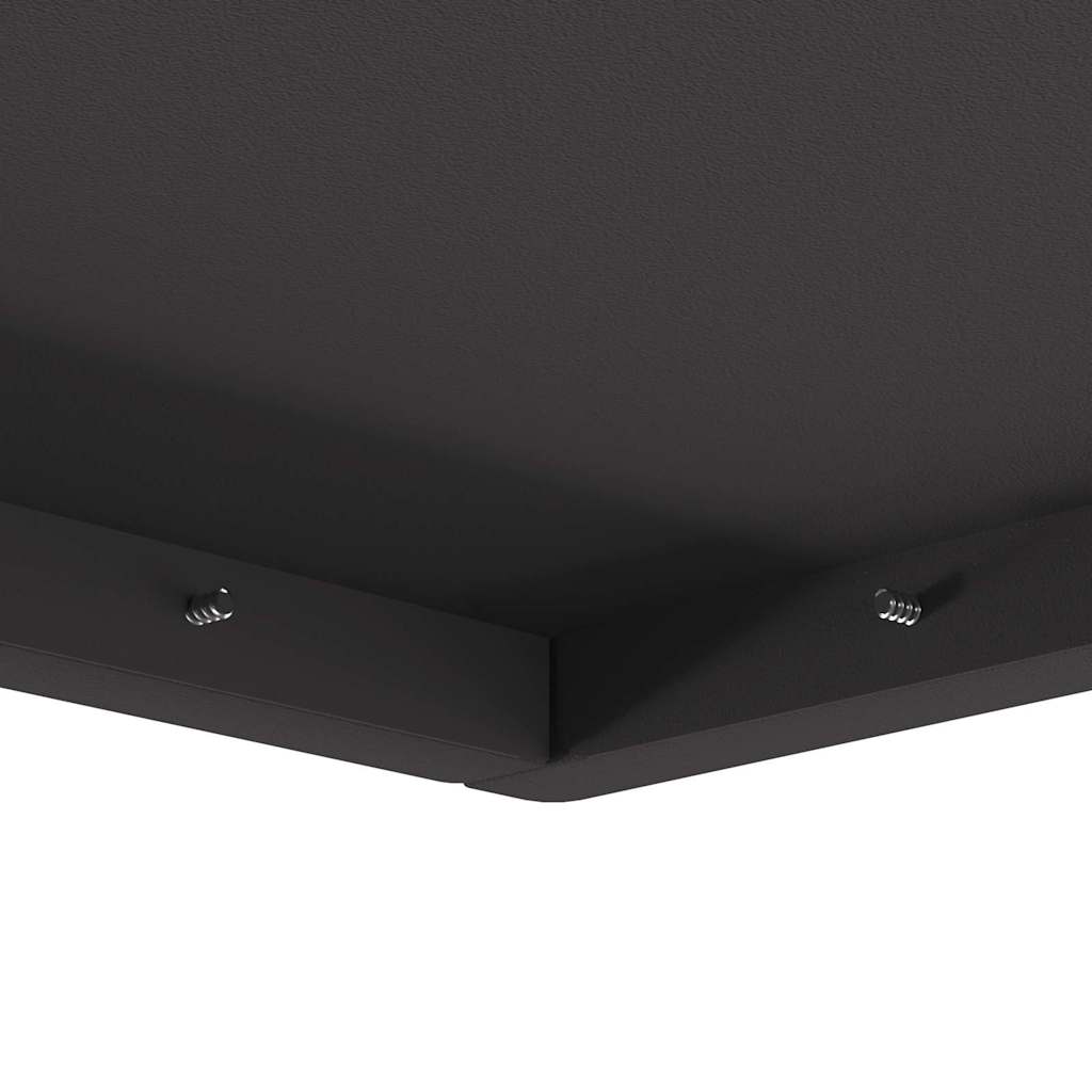 Fire Pit Black 80 x 80 x 40 cm Steel