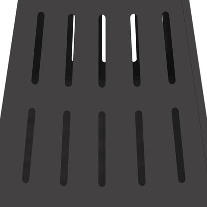 Fire Pit Black 50 x 50 x 70 cm Cold-rolled steel