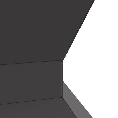 Fire Pit Black 50 x 50 x 40 cm Steel