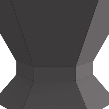 Fire Pit Black 50 x 50 x 40 cm Steel