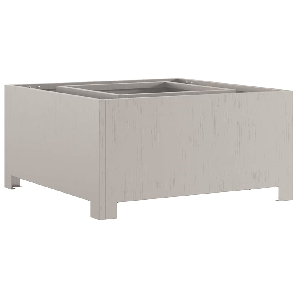 Fire Pit Brown 60 x 60 x 30 cm Steel