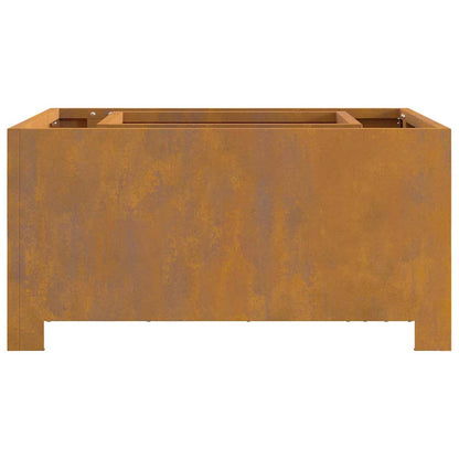 Fire Pit Brown 60 x 60 x 30 cm Steel