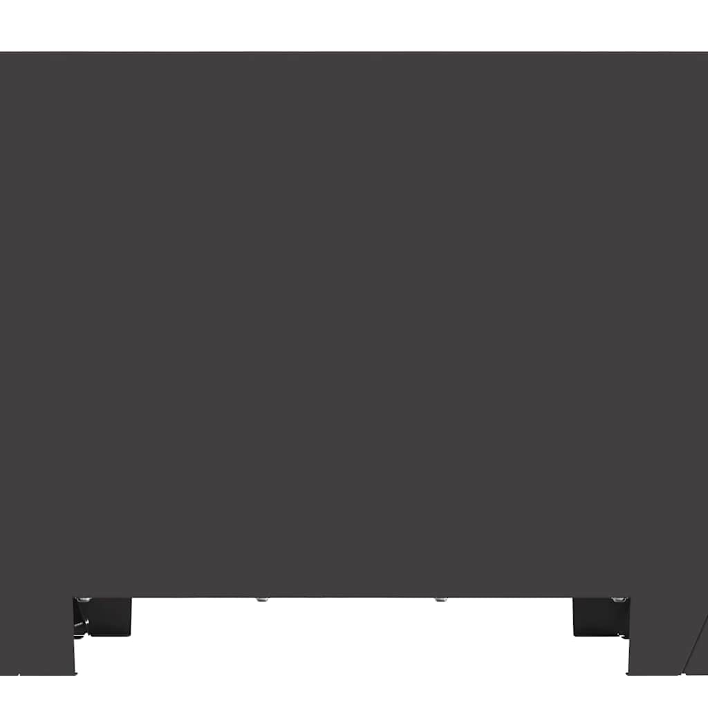 Fire Pit Black 60 x 60 x 30 cm Steel