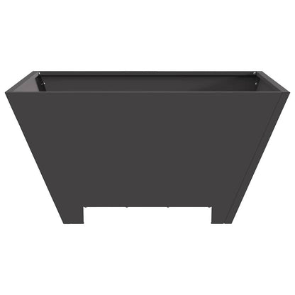 Fire Pit Black 60 x 60 x 30 cm Steel