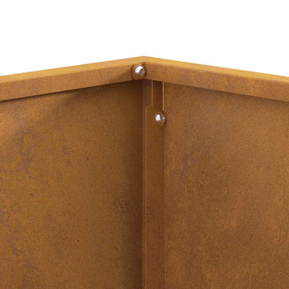 Fire Pit Brown 60 x 60 x 30 cm Steel