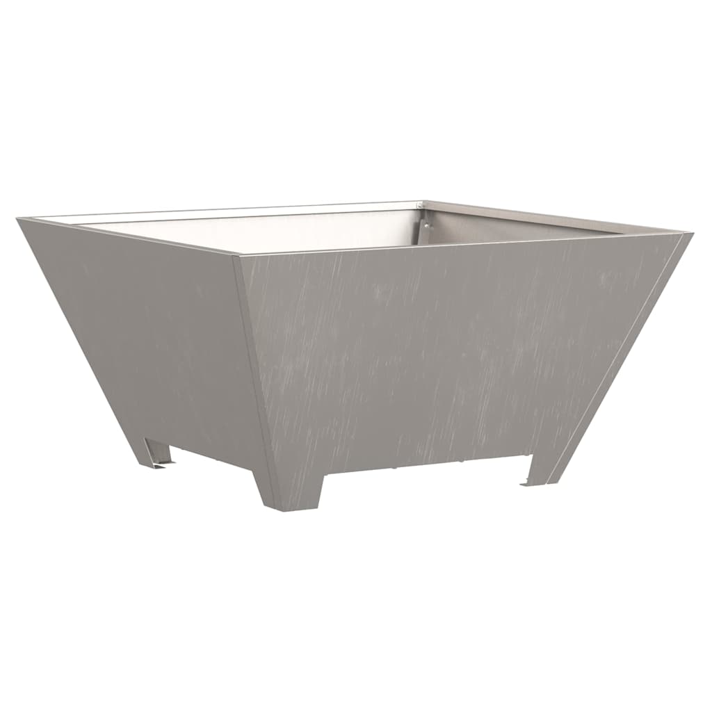 Fire Pit Brown 60 x 60 x 30 cm Steel