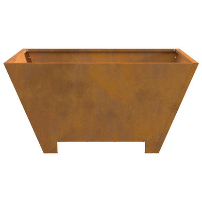 Fire Pit Brown 60 x 60 x 30 cm Steel