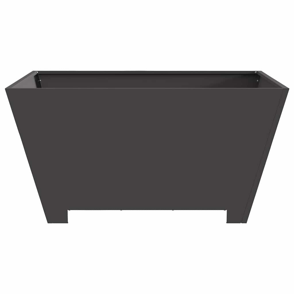 Fire Pit Black 80 x 80 x 40 cm Steel