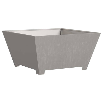 Fire Pit Brown 80 x 80 x 40 cm Weathering Steel