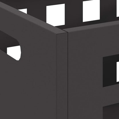 Fire Pit Black 50 x 30 x 40 cm Steel