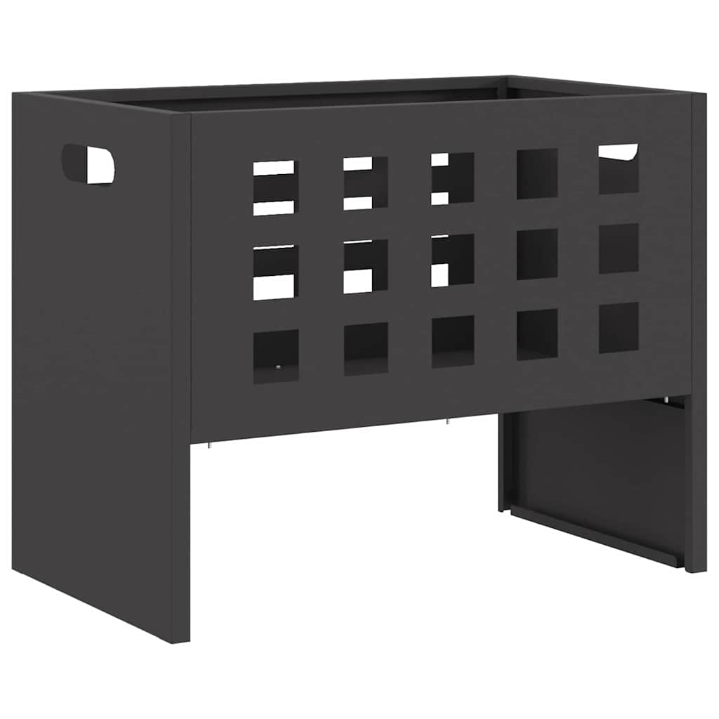 Fire Pit Black 50 x 30 x 40 cm Steel