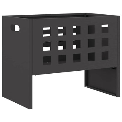 Fire Pit Black 50 x 30 x 40 cm Steel