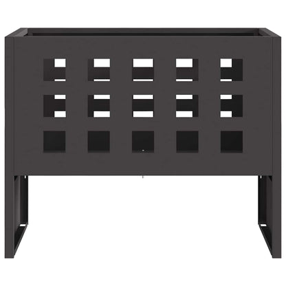 Fire Pit Black 50 x 30 x 40 cm Steel
