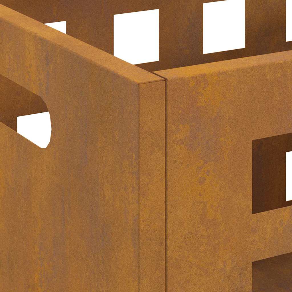 Fire Pit Brown 50 x 30 x 40 cm Steel