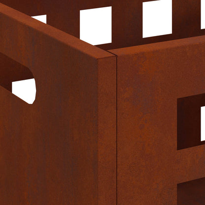 Fire Pit Brown 50 x 30 x 40 cm Steel